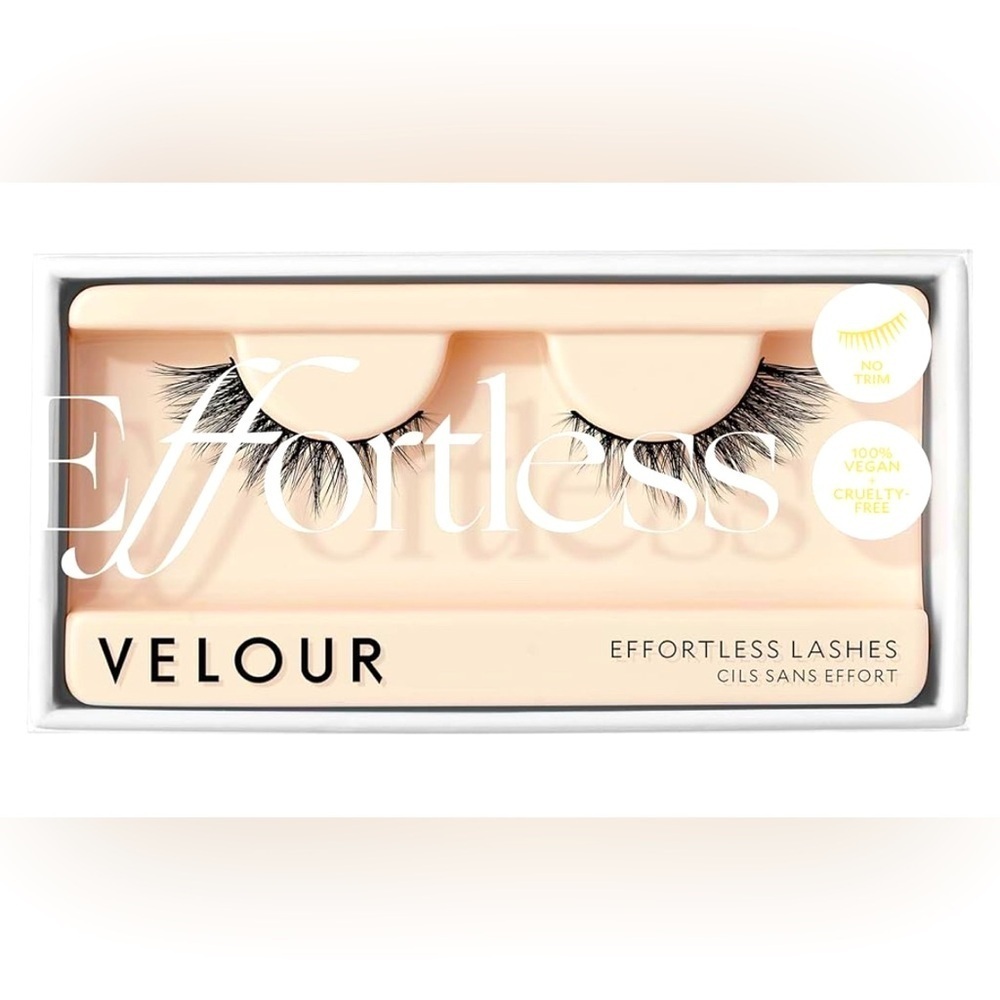 2 Brand New Black Velour Effortless Lashes in Mini Me